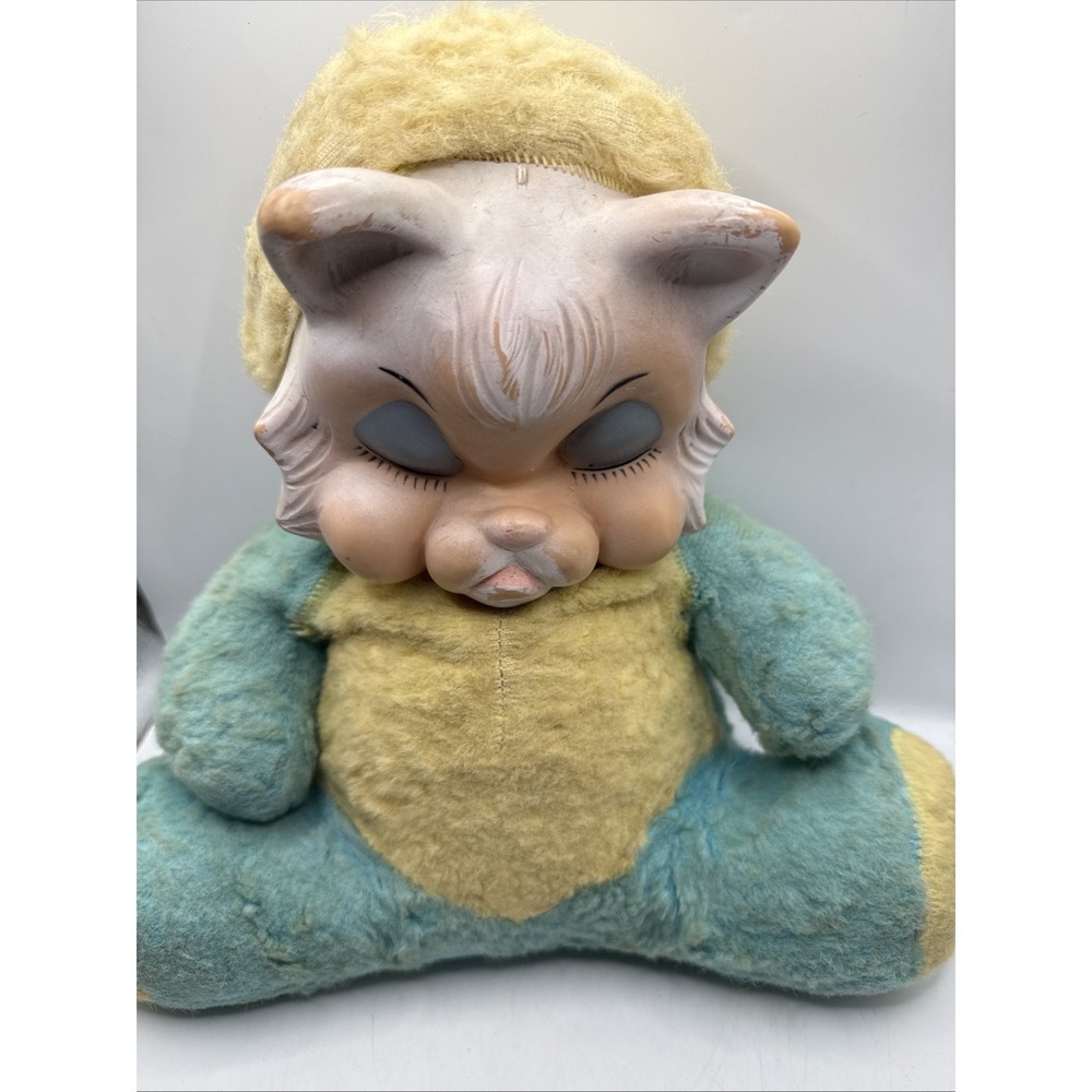 Vintage 50's Rushton Sleepy Time Kitty Doll RARE - Picture 10 of 12